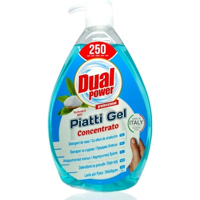 Dual Power препарат за измиване на съдове, Bicarbonato Salvia, 1 литър