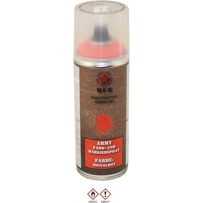 MFH farba Army v spreji 400 ml RAL 1026 signálne červená