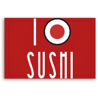 Fotoobraz 60x40 cm malý I love Sushi