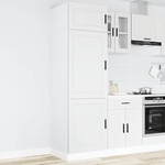 vidaXL Кухненски шкаф Porto, бял, инженерно дърво (854107)
