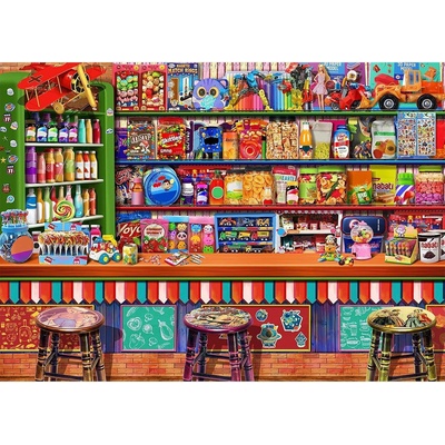 HUADADA Пъзел Candy Shop 1000 части HUADADA