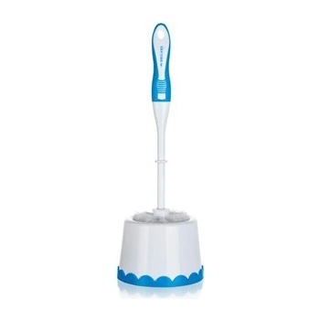 Brilanz WC Souprava EXCLUSIVE 40 cm, s měkčenou TPR rukojetí, bílo-světlemodrá