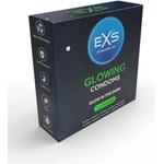 EXS Condoms 3 бр. Светещи в тъмното презервативи EXS Glow in the Dark