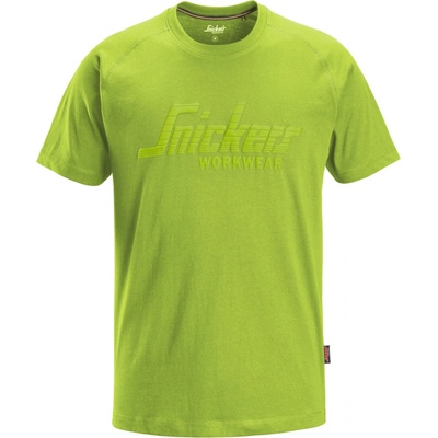 Tričko Snickers Workwear limetkové