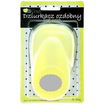 dpCraft Dekorační děrovačka 5cm – krajková elipsa (JCDZ-120-032)