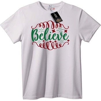 NOONEBRAND Тениска Вярвай - L, White