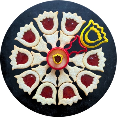 Vykrajovátko na linecký talíř - Tulipán | Formičky na velikonoční linecké – Zboží Mobilmania