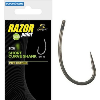 Carp Spirit Short Curve Shank vel.8 10 ks