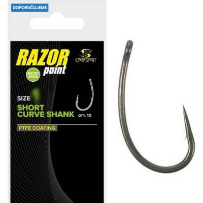 Carp Spirit Short Curve Shank vel.8 10 ks