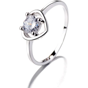Silenti Jewelry Сребърен пръстен "Жаркост" - 10 - 62 мм (19.7мм диам. )