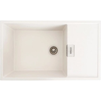 ELEFANT Гранитна кухненска мивка diamond 8650 - бяла (diamond 8650)