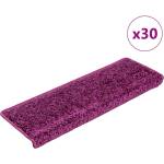 vidaXL Изтривалки за стълби, 30 бр. , 65x21x4 см, лилави, правоъгълни, кант (3365830)