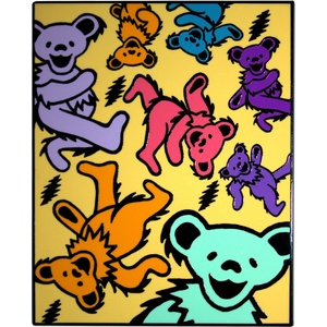 The Grateful Dead Dancing Bears & Lightning Bolts Магнит (GRATEMAG25)