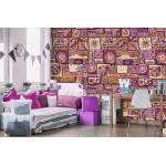 DIMEX ART Самозалепваща се флизелинова фототапета пачуърк 375 x 250 см