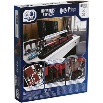 4D BUILD 3D Puzzle Harry Potter: Bradavický Expres 181 ks