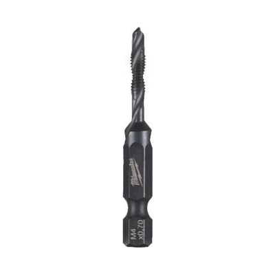 MILWAUKEE 4932498262 závitník strojní kombinovaný 3v1, M4*52mm, upnutí 6-hran 1/4" 4932498262