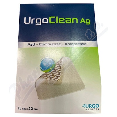 UrgoClean Ag krytie lipidokoloi.vrstva 15x20 cm 10 ks