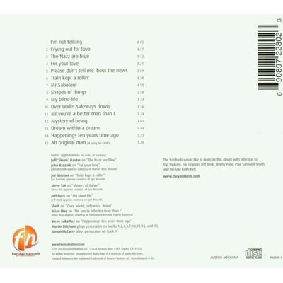 Birdland - The Yardbirds CD