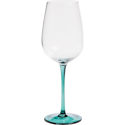 Kave Home Zelená sklenička na víno Irides 430 ml