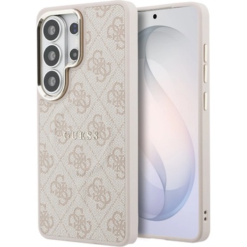 GUESS Гръб Guess за Samsung Galaxy S26 Ultra, PU, Leather, 4G Gold Frame, Magnetic Case, Розов