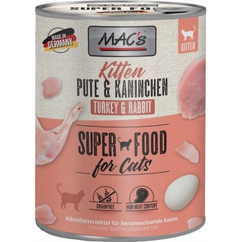 MAC's Kitten Morka a králik 800 g