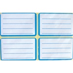 FLEKS Етикети за тетрадка 47х73 mm, 10л, 40 бр, бели (01048-А)