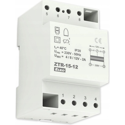 ELKO EP ZVONKOVÝ TRANSFORMÁTOR ZTR-15-12