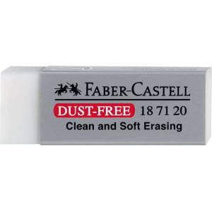 Faber-Castell Ластик, без стружки, голям, faber-castell fc187120 (fc187120)