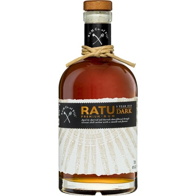 Ratu Dark Rum 5y 40% 0,7 l (čistá fľaša)