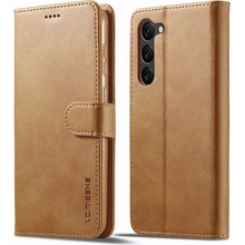 IMEEKE Peňaženkový Samsung Galaxy S24 Plus 5G svetlohnedé