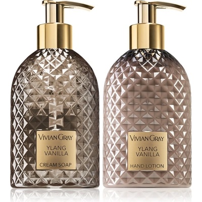 Vivian Gray Gemstone hydratačné mlieko na ruky 300 ml + vyživujúce krémové mydlo 300 ml kozmetická sada