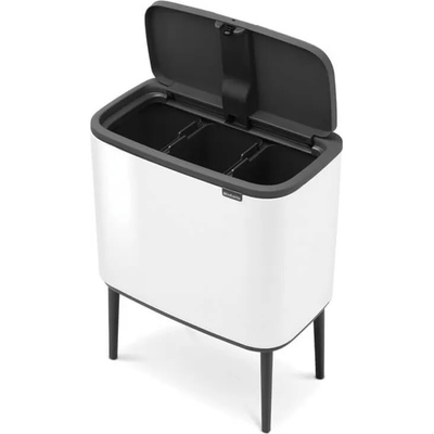 Brabantia 3 х 11 л. бял кош за смет Brabantia серия Bo Touch (651118)