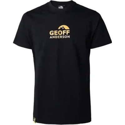 Geoff Anderson tričko Organic Tee Black Orange Logo