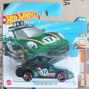 Mattel Количка Porsche 911 Rallye 1: 64 (Hot Wheels) (23783)