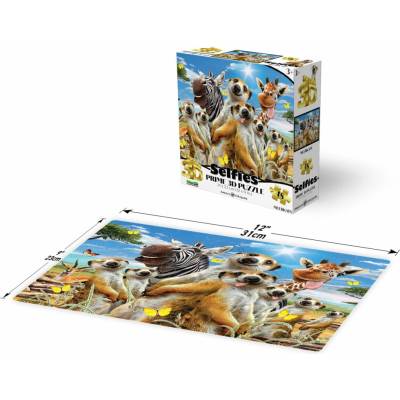 PRIME 3D Puzzle Surikatí selfie 48 ks