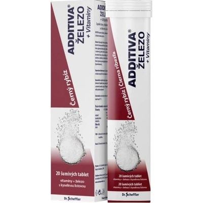 Additiva Železo + Vitaminy 20 šumivých tablet
