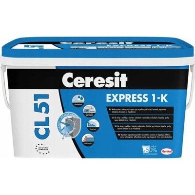 CERESIT CL 51 EXPRESS 1-K jednosložková hydroizolace 15 kg, 15 kg