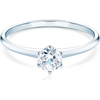 SAVICKI Годежен пръстен The Journey: бяло злато, лабораторен диамант