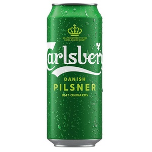  Бира Carlsberg Pilsner Кен 500 мл
