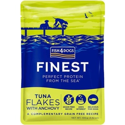 Fish4Dogs Finest Tuniak & Ančovičky 100 g