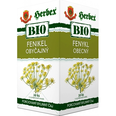 Herbex Bio čaj Fenykl obecný 20 x 2 g