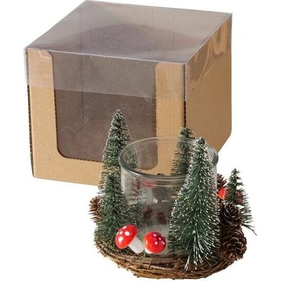 Boltze Home Vánoční svícen FAIRYTALE, wýš, 13,9 cm vícebarevná