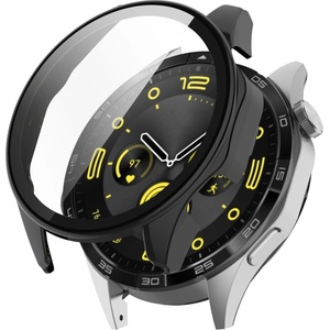 Techsuit Протектор за Huawei Watch GT 4 (46mm) + Протектор - Defense360 Pro - Черен