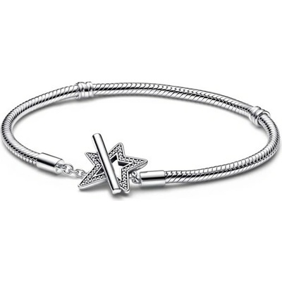 PANDORA Náramok Moments s T-prvkom Asymetrická hviezda 16 cm 592357C01-16