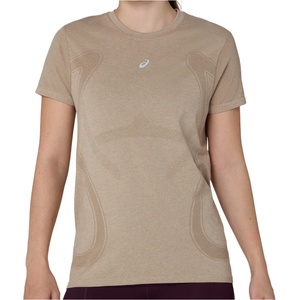 Asics Дамска тениска Asics Women's Road Seamless S/S Top Running shirt - Greige (916-5455-0614)