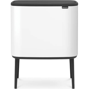 Brabantia Кош за отпадъци Brabantia - Bo Touch, 3 x 11 l, White (651118)