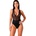 Елегантно дамско боди, дантела и открит гръб - Evalie Body Black L/XL (D-244586)
