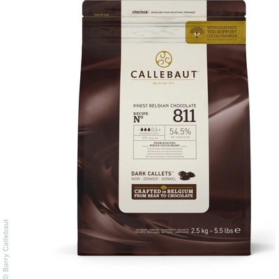 Callebaut Hořká 54,5% 2,5 kg