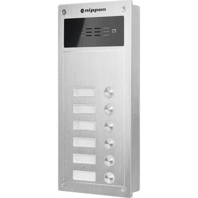 Nippon Аудиотабло за домофонна система Nippon (1*6) с RFID четец (2010009_1)