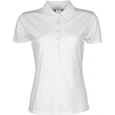 Tee Jays Luxury Polokošeľa dámska Stretch biela